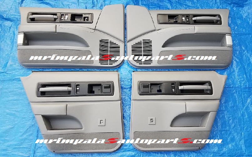 94-96 Impala SS Door Panel Set Refurbished GRAY - Click Image to Close